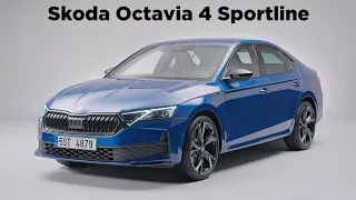 New Skoda Octavia 4 Sportline facelift (2024) - Interior and Exterior tour