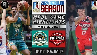 MPBL HIGHLIGHTS: NEGROS MUSCOVADOS VS VALENZUELA CLASSIC (MAY 3, 2024)