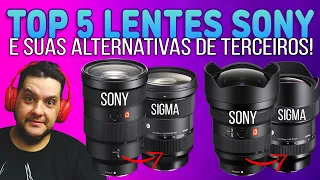 Top 5 Melhores Lentes Sony e Suas Alternativas de Terceiros Mais Baratas!