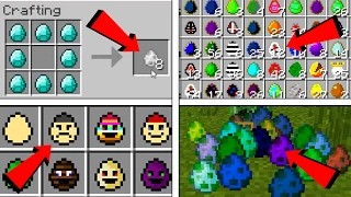 10 COISAS INCRÍVEIS QUE VOCÊ NÃO SABIA SOBRE OS SPAWN EGGS DO MINECRAFT !!