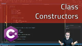 9.6 Class Constructor - Learning C#