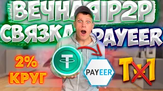 P2P СВЯЗКА PAYEER ВНУТРИ BINANCE НА 2% В ДЕНЬ| ВЕЧНАЯ СВЯЗКА | БЕЗ МЕРЧАНТА