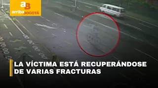 Un joven ciclista fue arrollado por un carro fantasma con exceso de velocidad | CityTv