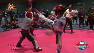 2022 U S Open World Martial Arts Championships Point Fighting Highlights Part 1