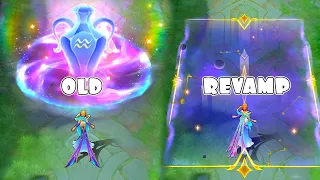 Aurora Revamp Aquarius VS OLD Skill Effects Comparison