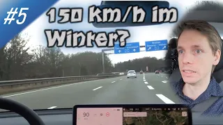 #5 Autobahn-Reichweite im Winter | Tesla Model 3 (2021) Long Range