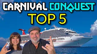 Carnival Conquest Revealed: Top 5 Things to Do on Board