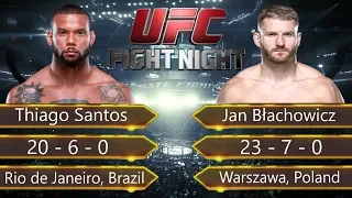 UFC Fight Night: Błachowicz vs. Santos Pre-Fight W 6th Round