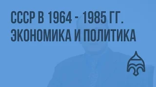 СССР в 1964 - 1985 гг. Экономика и политика. Видеоурок по истории России 11 класс