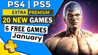 20 New PS Plus Extra Games to play This January 2024! (6 FREE GAMES)