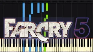 FAR CRY 5  OST - Now That  This Old World Is Ending | piano cover | Synthesia