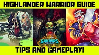 Highlander Warrior Guide And Gameplay