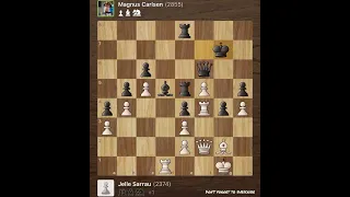 Jelle Sarrau vs Magnus Carlsen • Europian Club Cup, 2021