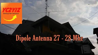 Membuat Antenna Dipole 27 Mhz - 28 Mhz