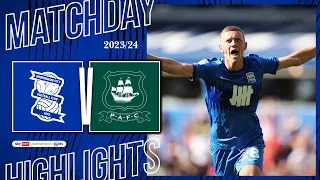 HIGHLIGHTS | Blues 2-1 Plymouth Argyle