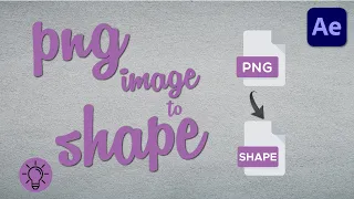 How to Convert Png into Shape Layer in After effects | Tutorial for Beginners | Quick and Easy Tip
