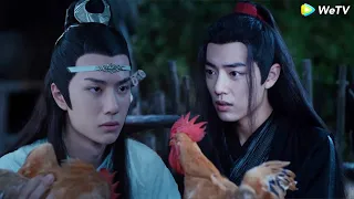 Lan Zhan, drunk, unexpectedly confesses his feelings to Wei Wuxian! #wangyibo #xiaozhan