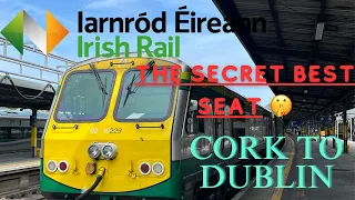 Cork to Dublin train & tour of Dublin  ☘️   4K