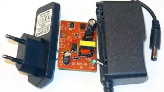 Simple 12V 1A LED Power Supply - with schematic and transformer autopsy