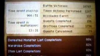 Dragon Quest IX  - Battle Records - EmperorNAKM's request