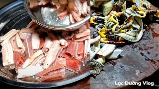 How To Prepare 5 Delicious Dishes From Snake Meat | In The Kitchen With Lac Duong Vlog