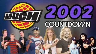 All the Songs from the 2002 MuchMusic Countdown