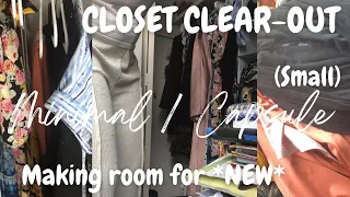 CLOSET CLEAR OUT! I Making Room For *NEW* l Slow Homemaking
