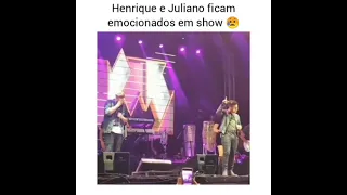 Gustavo Lima, Henrique e Juliano se emocionam em shows ao fazer homenagem a Marília Mendonça.