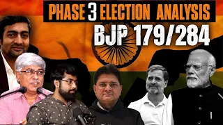 Phase 3 Election Analysis  BJP 179/284.  Karnataka, West Bengal, Uttar Pradesh, Maharashtra