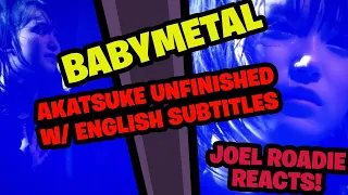 Babymetal - Akatsuki Unfinished - Widescreen with English Subs - Roadie Reacts