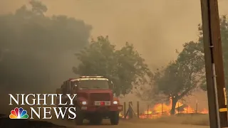 Scientists Blame Climate Change For Uptick In Wildfires | NBC Nightly News