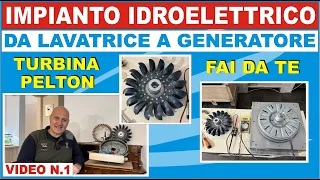 TURBINA IDROELETTRICA video n.1 #faidate