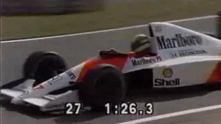 F1 Japan Ayrton Senna Pole Lap