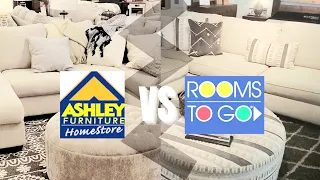 Furniture Shopping: Ashley Homestore VS Rooms to Go