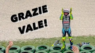 VALENTINO ROSSI SI FERMA DAVANTI A ME AL GP MISANO 2021