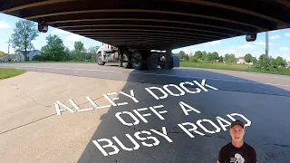 Truck Backing Ep4 Alley Docking from a busy road | Butler Supply
