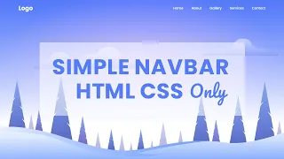 How to Create Navbar in HTML and CSS