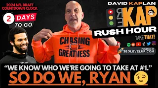 REKAP Rush Hour 🚗: Ryan Poles, “We know who we’re going to take at #1.”  So do we, Ryan 😉