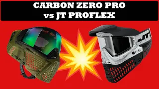 BEST PAINTBALL MASK EVER?! | Carbon Zero Pro vs JT Proflex | Paintball Goggles Review