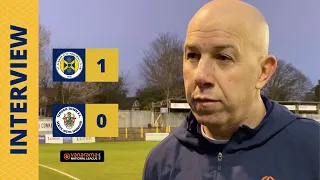 St Albans City 1-0 Slough Town | Post-match interview | 29 January 2022