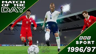 World Cup Match of the Day | England vs Poland | France 98 Qualifying | 1996/97 Season PES 2021