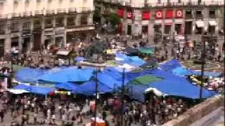 Spanish Revolution Five minutes shared together with the Puerta del Sol square