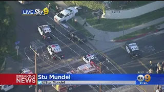 Pursuit Of Armed, Dangerous Suspect Ends In Crash In La Puente