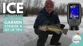 Indiana Ice Fishing + Garmin Striker 4 Settings