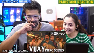 Pakistani Couple Reacts To Thalapathy Vijay's Iconic Entries | Super Hit Movies | Vijay Intro