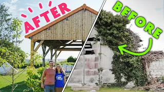 We can't believe it's finally happening! | Barn restoration in rural France