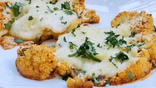 Cauliflower steak recipe in the oven ! Delicious !