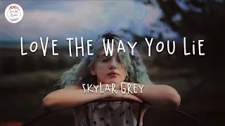 Skylar Grey - Love the Way You Lie (Lyric Video)
