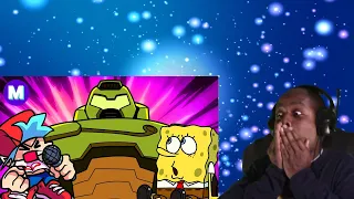 Smash Bros Ultimate Fantasy Collection (Spongebob, FNF, Doom) Reaction