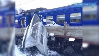 Ивантеевка в пробках из-за ДТП на ж/д переезде близ Лесных Полян 3 ноября